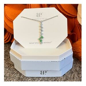 ❣️🆕Bomb Party She Runs The Show Pale Green Ice Crystal Necklace❣️